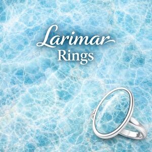 Larimar rings
